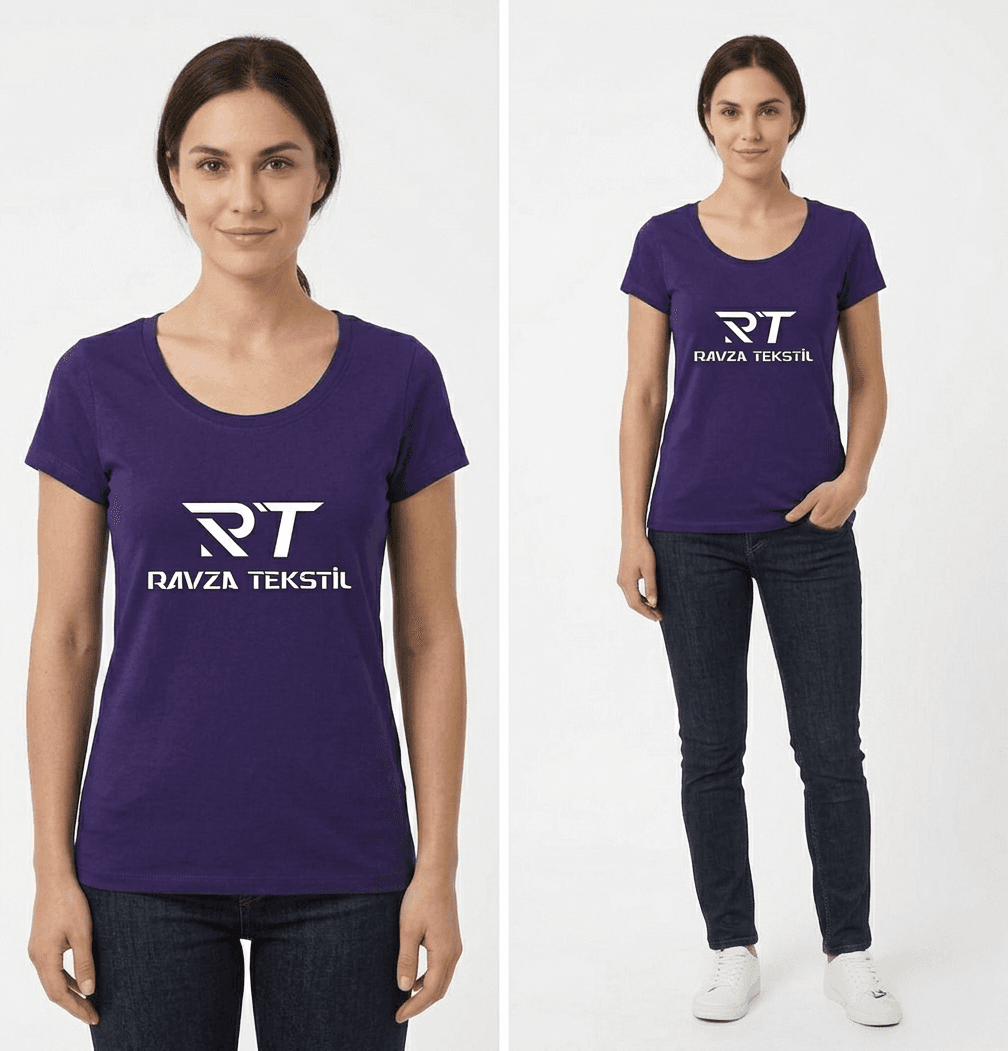 Slim Fit Tişört Kadın